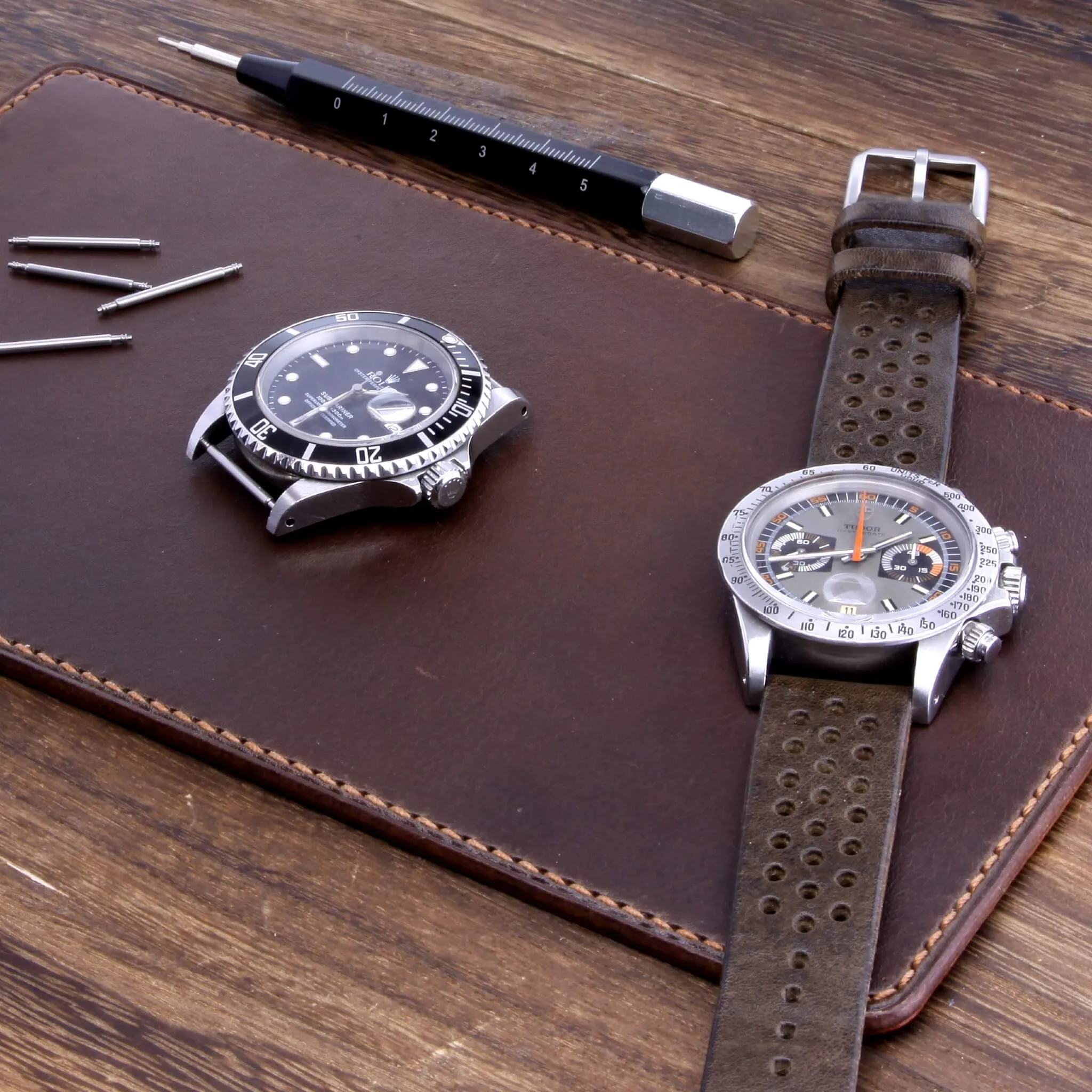 Leather Watch Valet, Sequoia 106