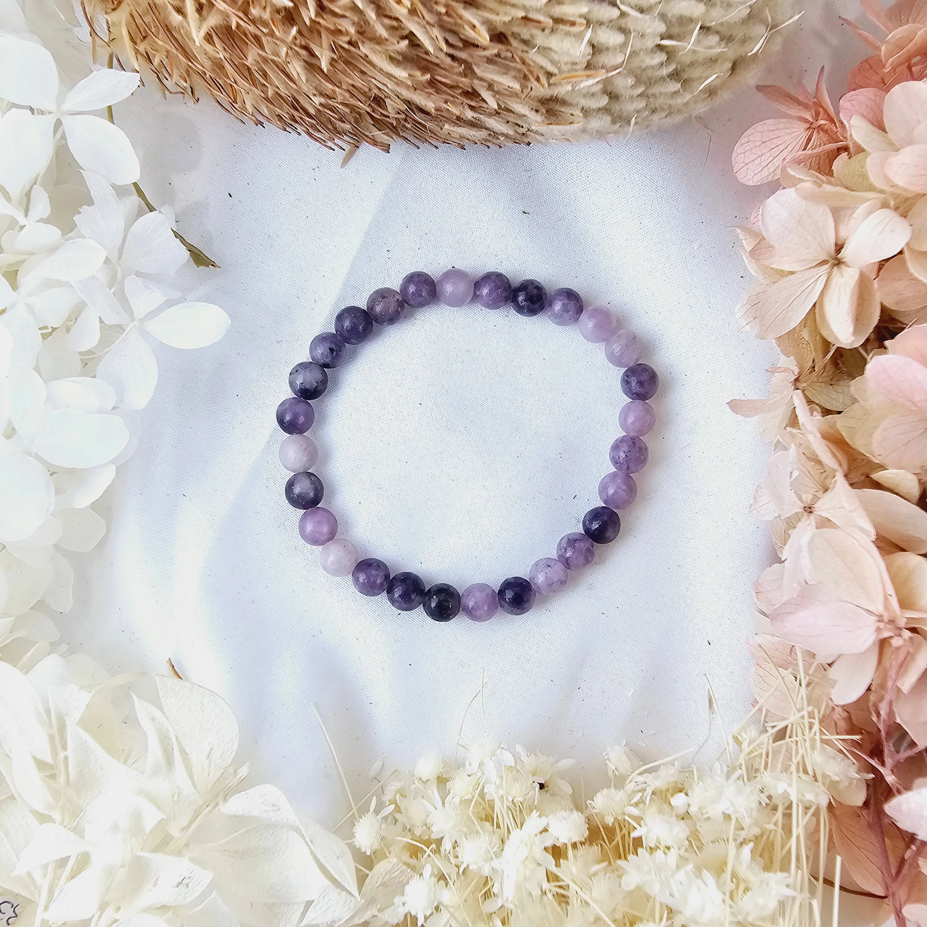 Lepidolite Bracelet - 6mm #5