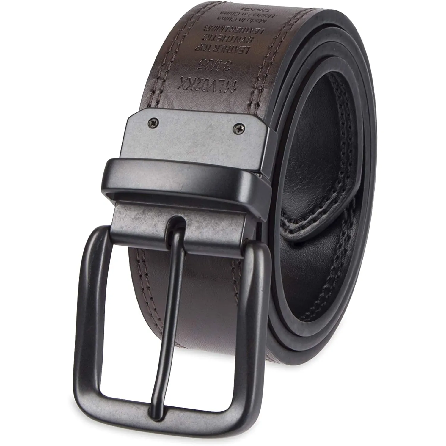 Levi's Men's Reversible Casual Jeans Belt | Black/Brown Casual