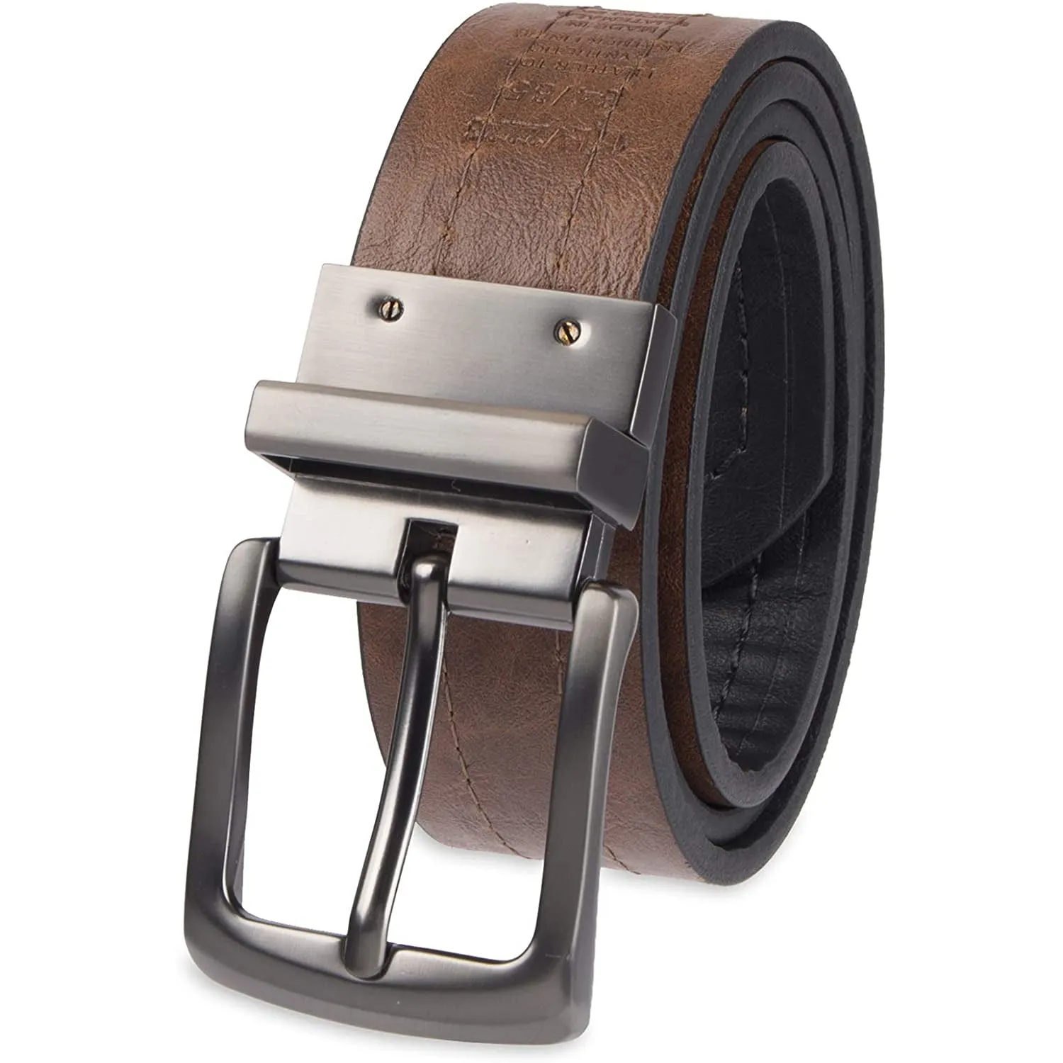 Levi's Men's Reversible Casual Jeans Belt | Black/Tan Casual