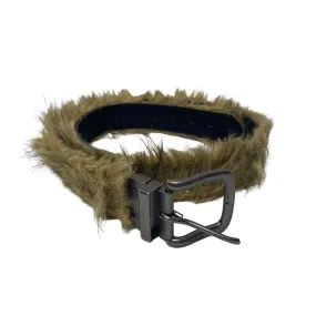 Lions Mane Tan Fur Belt