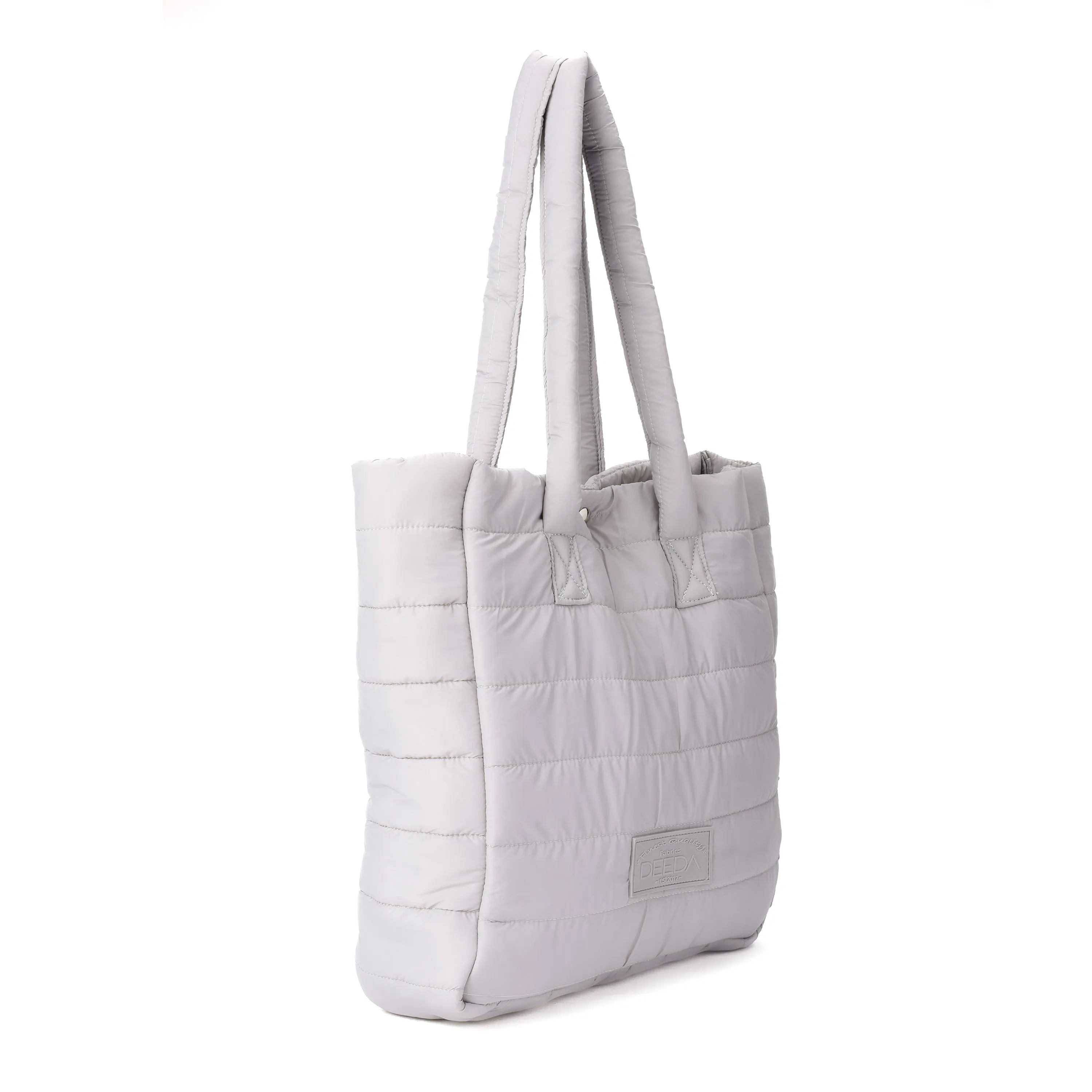 LONG - PUFFER TOTE - GREY