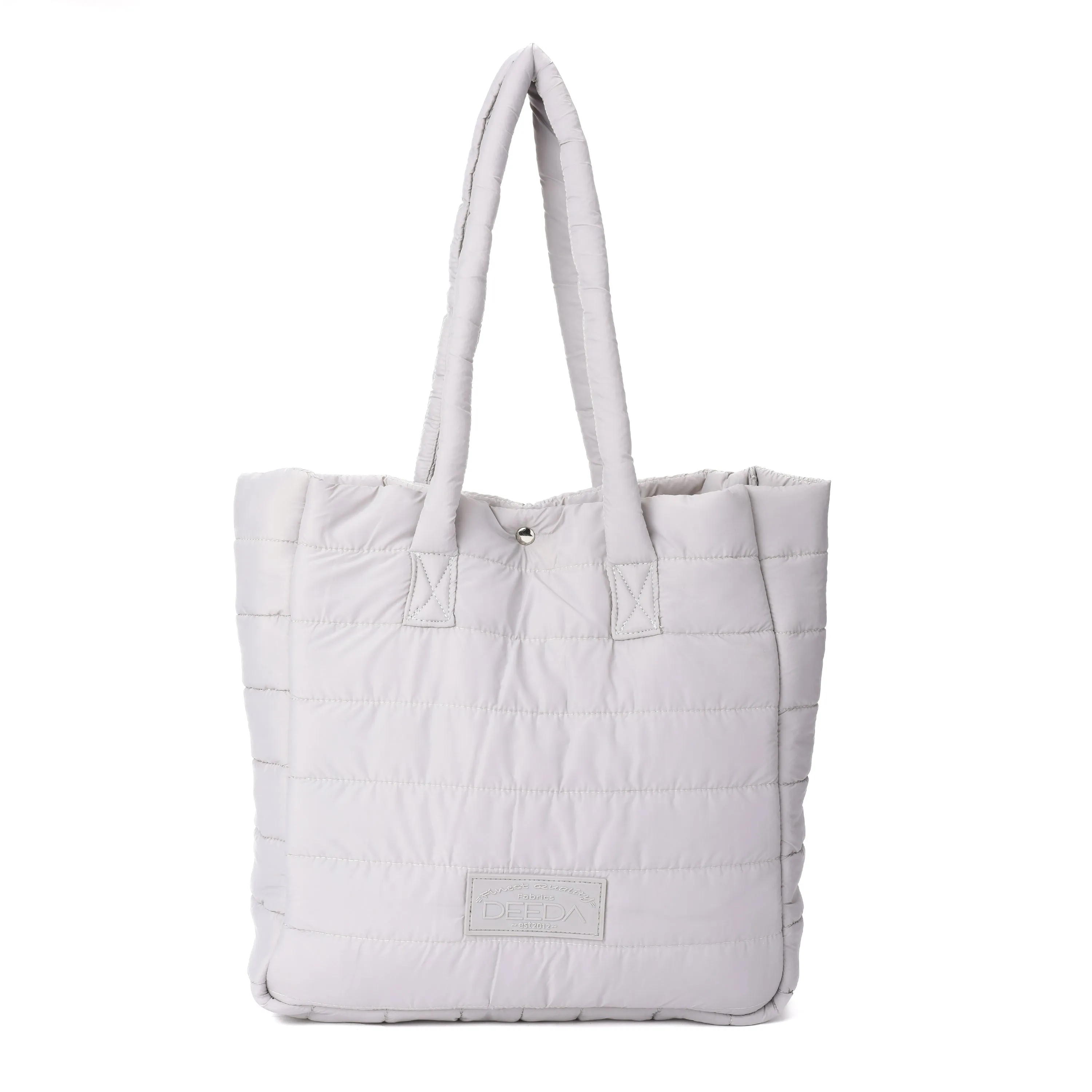 LONG - PUFFER TOTE - GREY