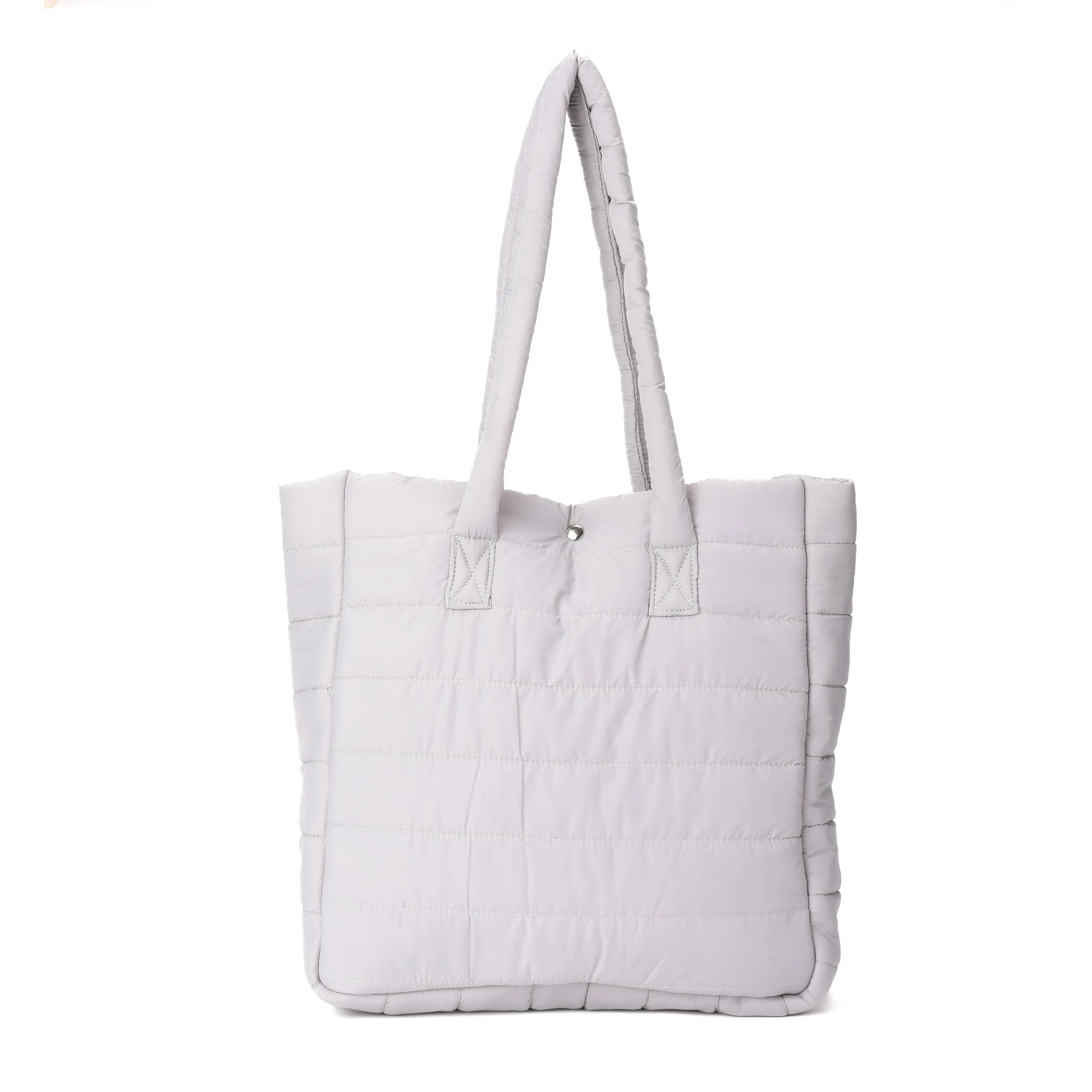 LONG - PUFFER TOTE - GREY
