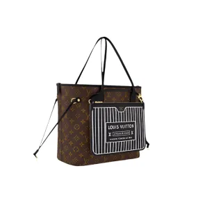 Louis Vuitton New Reversible Neverfull Inside Out MM Black