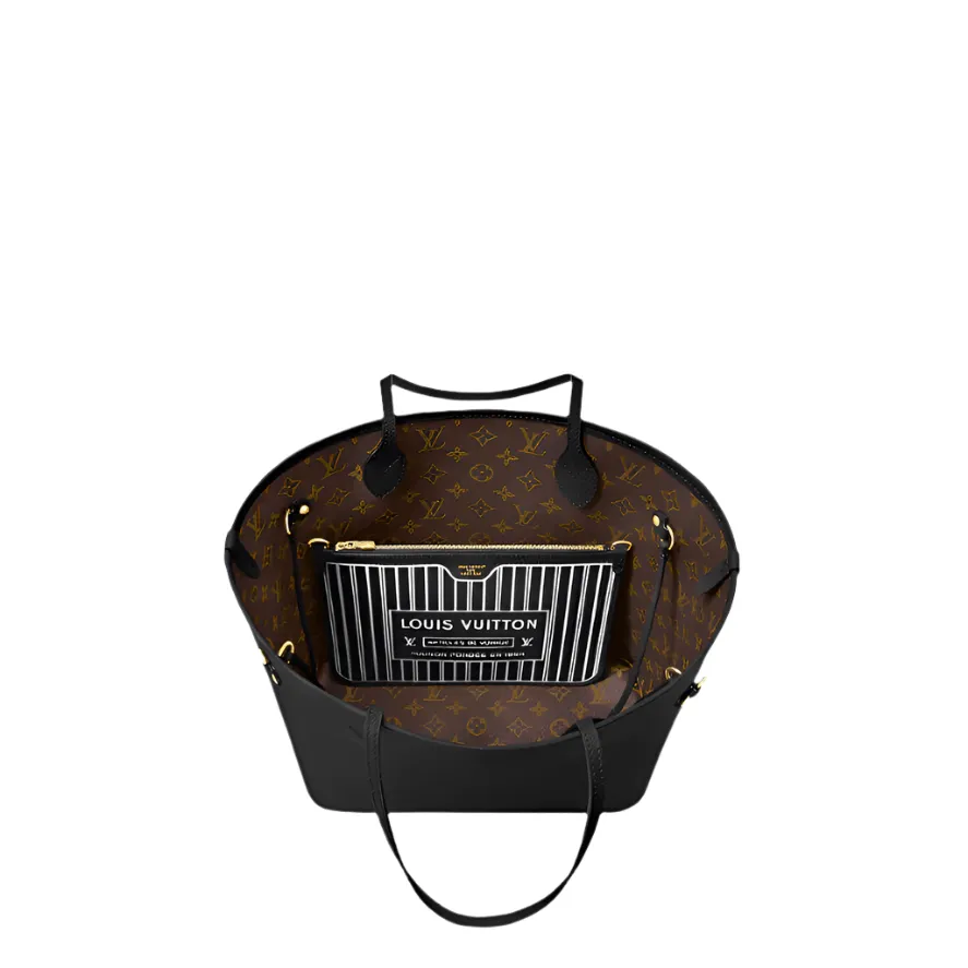 Louis Vuitton New Reversible Neverfull Inside Out MM Black