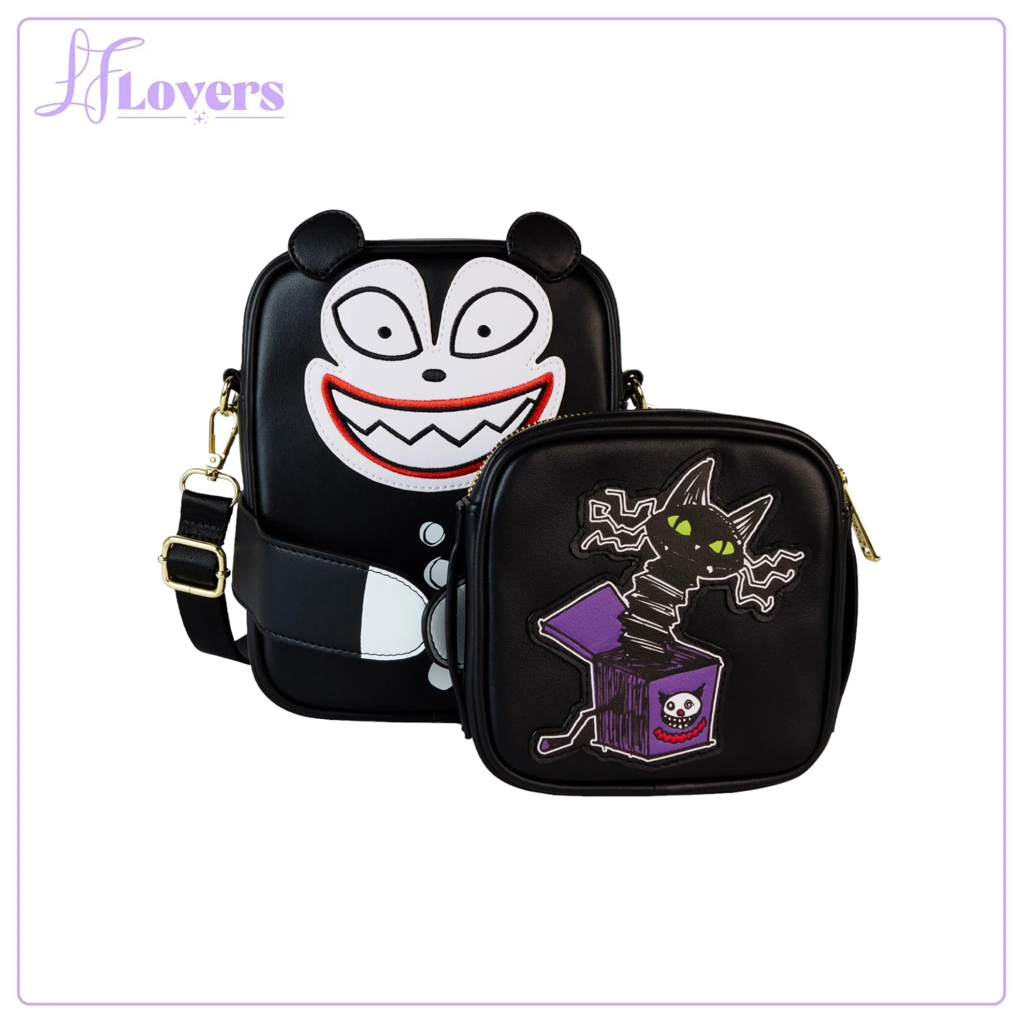 Loungefly Disney The Nightmare Before Christmas Scary Teddy Crossbuddies Bag