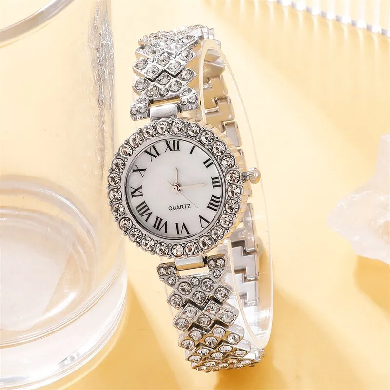 Luxury Rhinestone Women's Watch Set