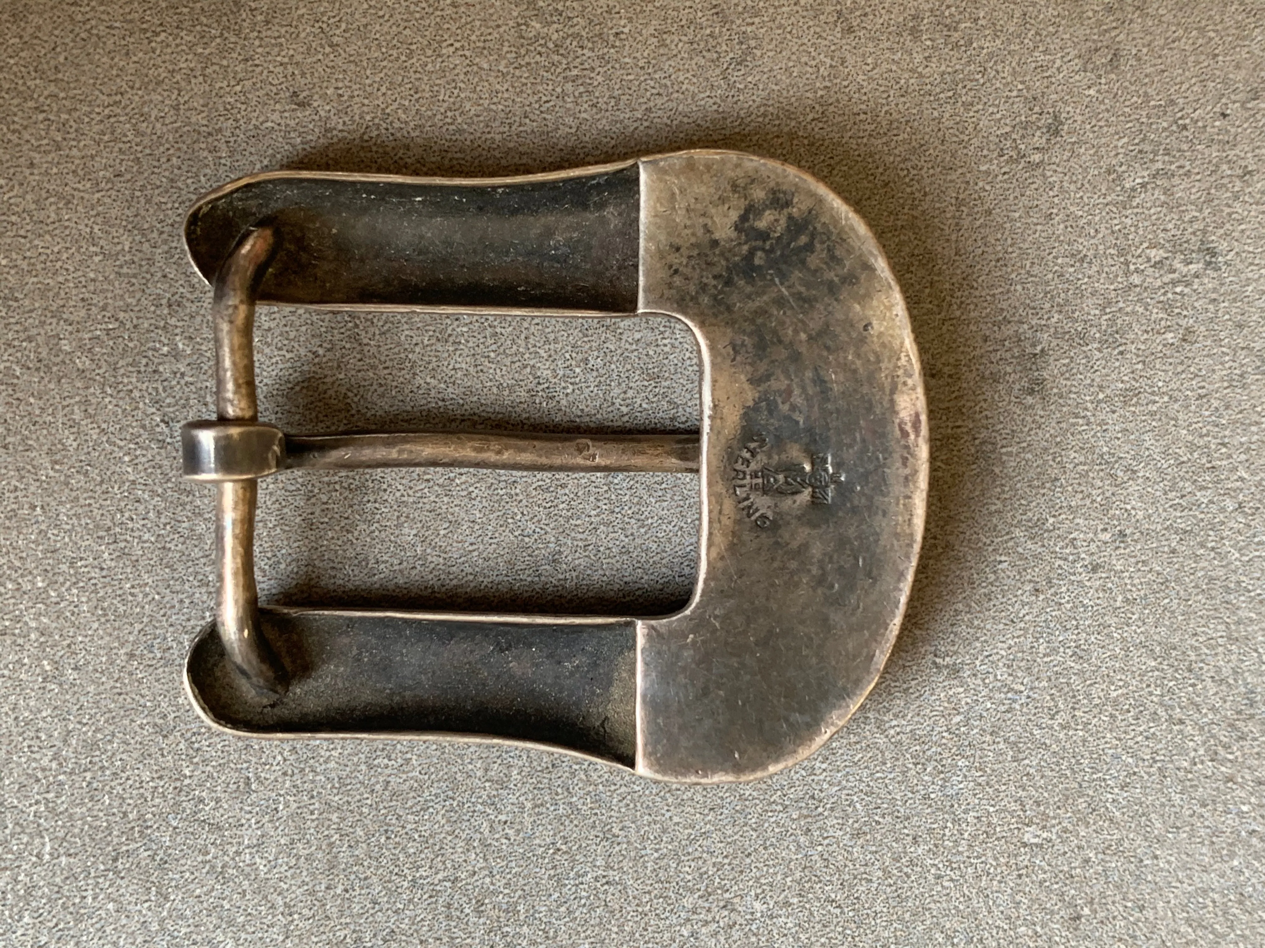 Maisels/Fred Harvey Era Sterling Turquoise Buckle