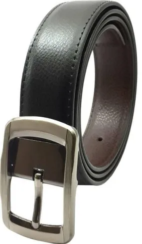 Men Artificial Leather Belt ( Size : 48) (Black)