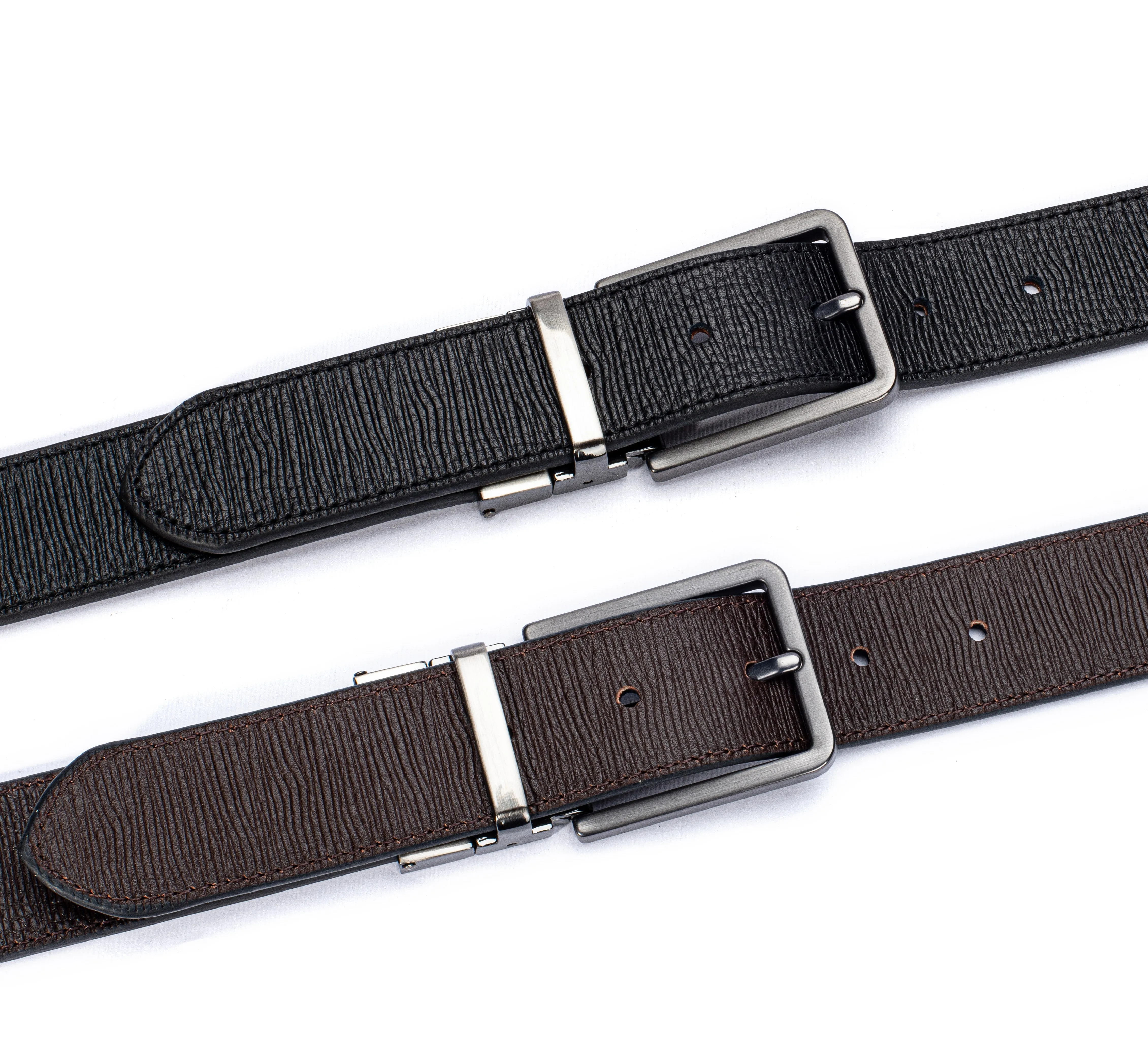 Men's Full Grain Reversible Leather Belt  | Vala Collection