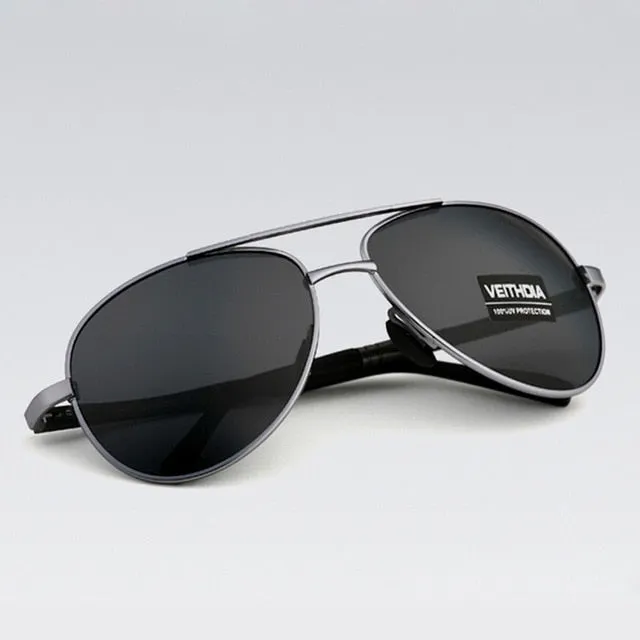 Men's Sunglasses Brand Designer Pilot Polarized Male Sun Glasses