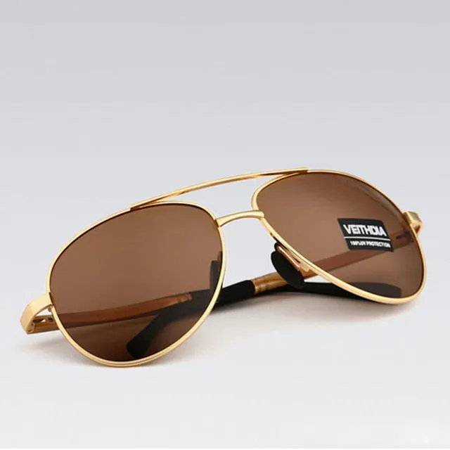 Men's Sunglasses Brand Designer Pilot Polarized Male Sun Glasses