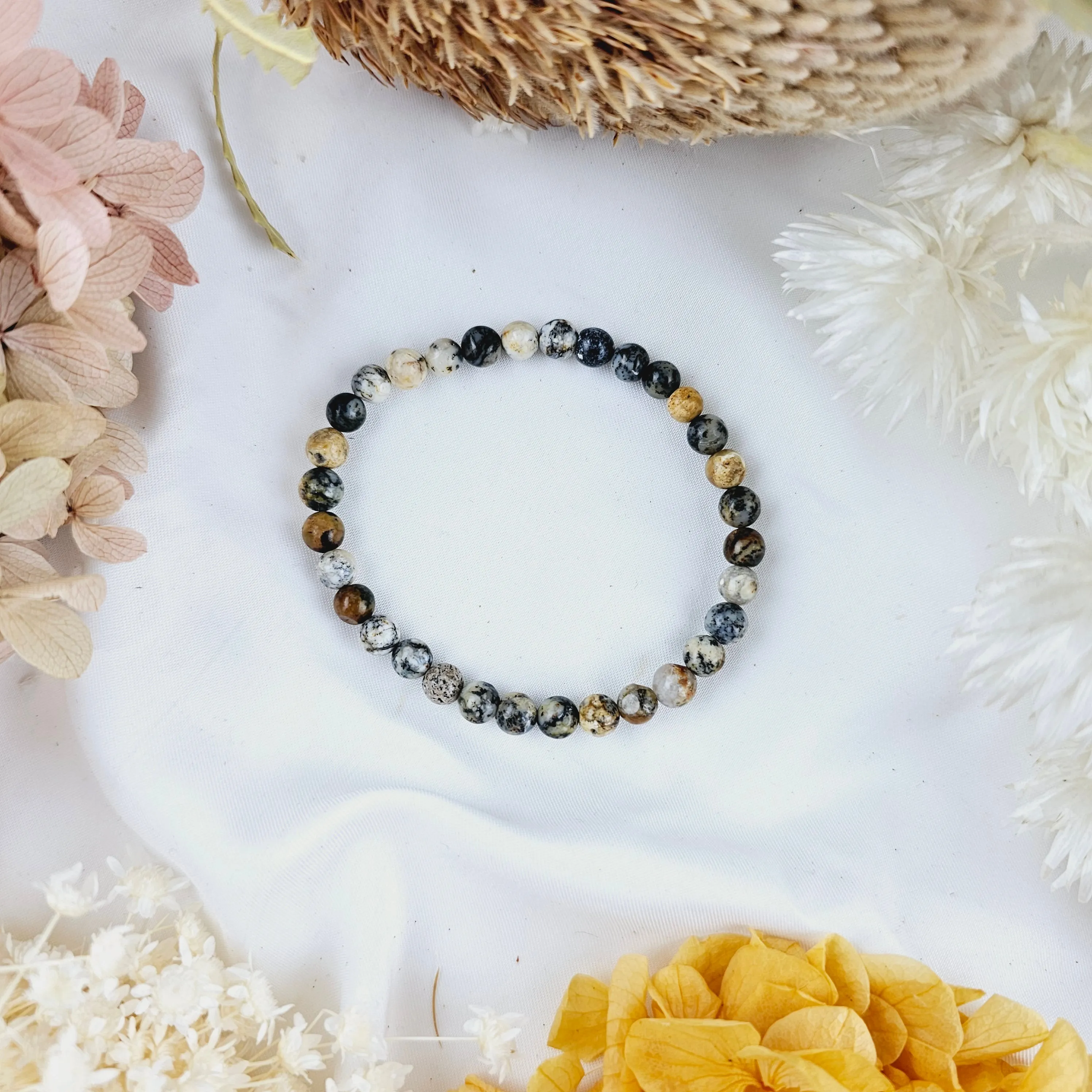 Merlinite Bracelet - 6mm
