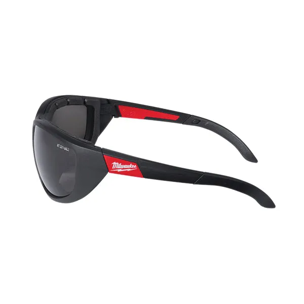 Milwaukee® 48-73-2045 Safety Glasses, Unisex, M, Polarized Lens, Anti-Fog, Anti-Scratch Lens, Black Frame
