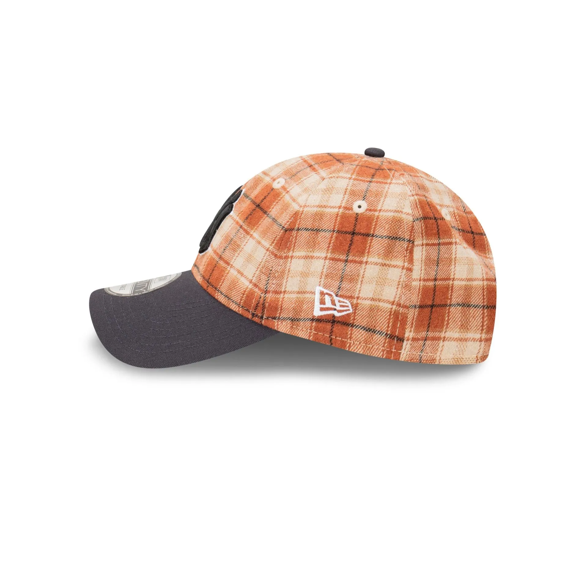 New York Yankees Plaid Two-Tone 9TWENTY Cloth Strap