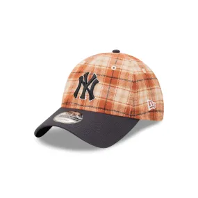 New York Yankees Plaid Two-Tone 9TWENTY Cloth Strap