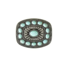Nocona Southwest Turquoise Stone - Belt Buckle