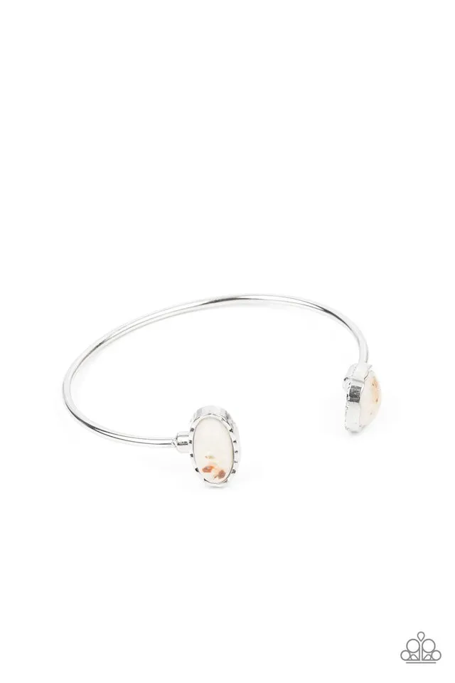 Paparazzi Bracelet ~ Dont BEAD Jealous - White
