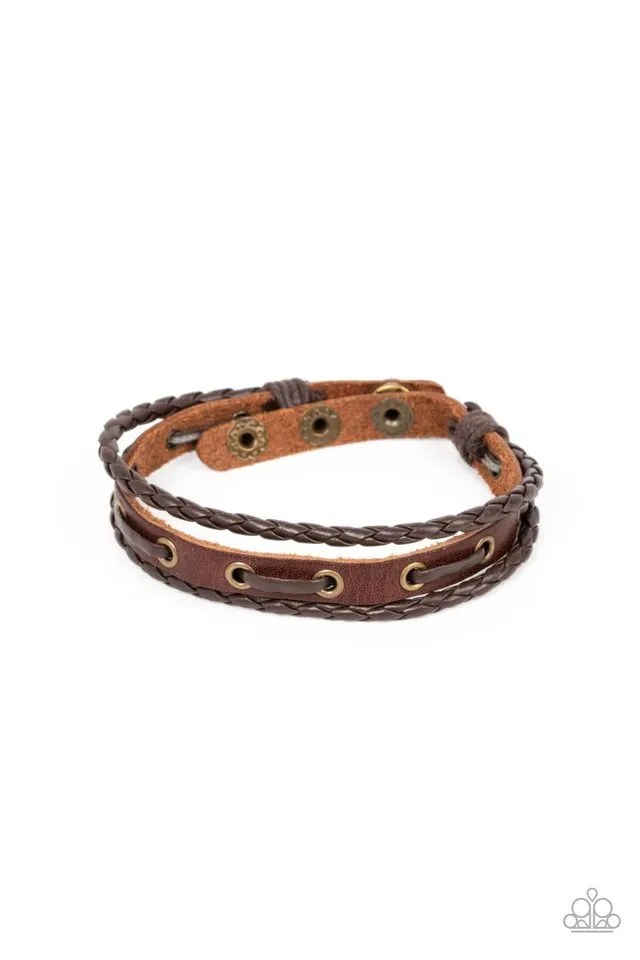 Paparazzi Bracelet ~ Road Cruise - Brass