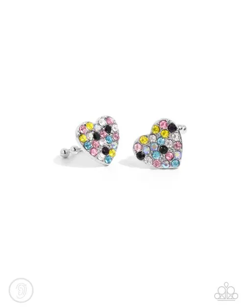 Paparazzi Earring ~ As Far As It GLOWS - Earrings