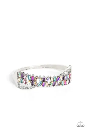 Paparazzi Timeless Trifecta Multi Hinge Cuff Bracelet - Life Of The Party May 2023 - P9ST-MTXX-024XX