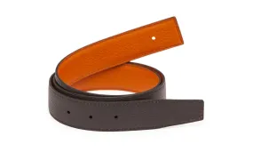 Pebbled Calf Reversible H Strap