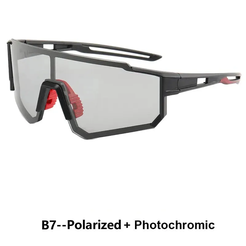 Polarized Sports Glasses Photochromic Men's and Women's Bike Eyewear Mountain MTB Cycling UV400 Sunglasses Bicycle Road Goggles