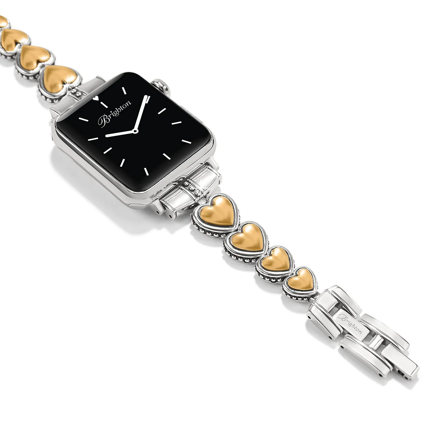 Pretty Tough 2-Tone Heart Watch Band
