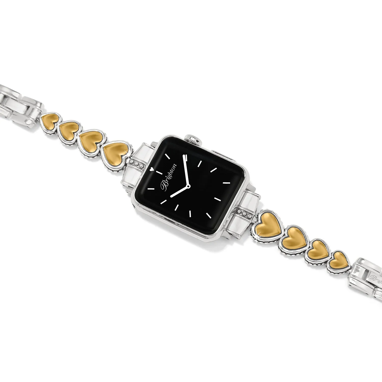 Pretty Tough 2-Tone Heart Watch Band