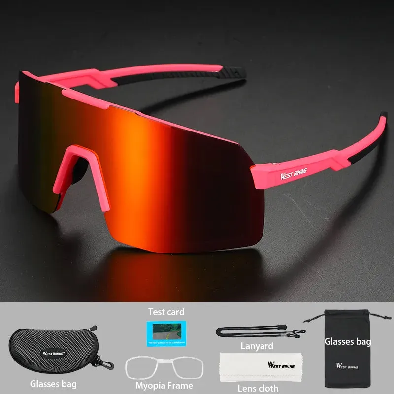 Professional Polarized Cycling Glasses MTB Road Bike Eyewear Sport UV400 Sunglasses Motorcycle Bicycle Goggles