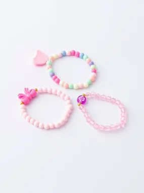 Rainbow Beaded Bracelet Set