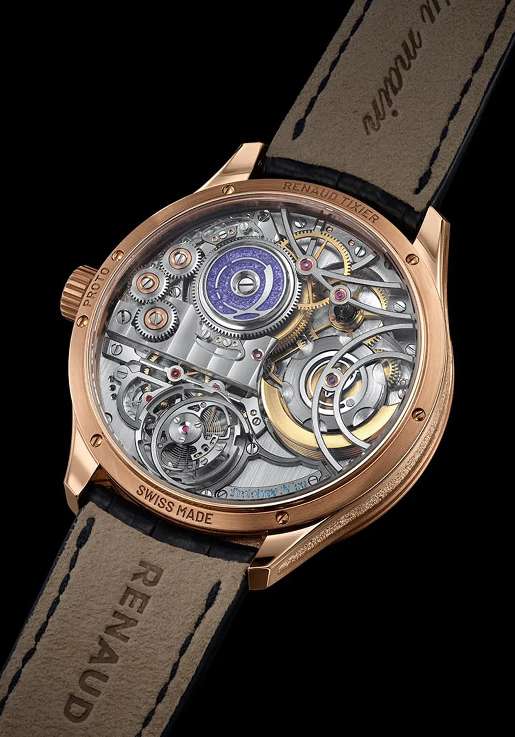 Renaud Tixier Monday RG Silver Closed Dial