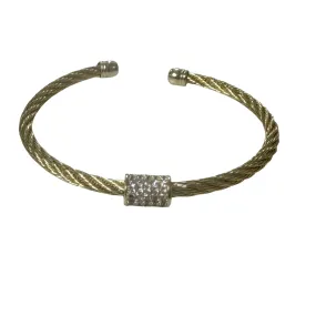 Rhinestone Accent Bangle