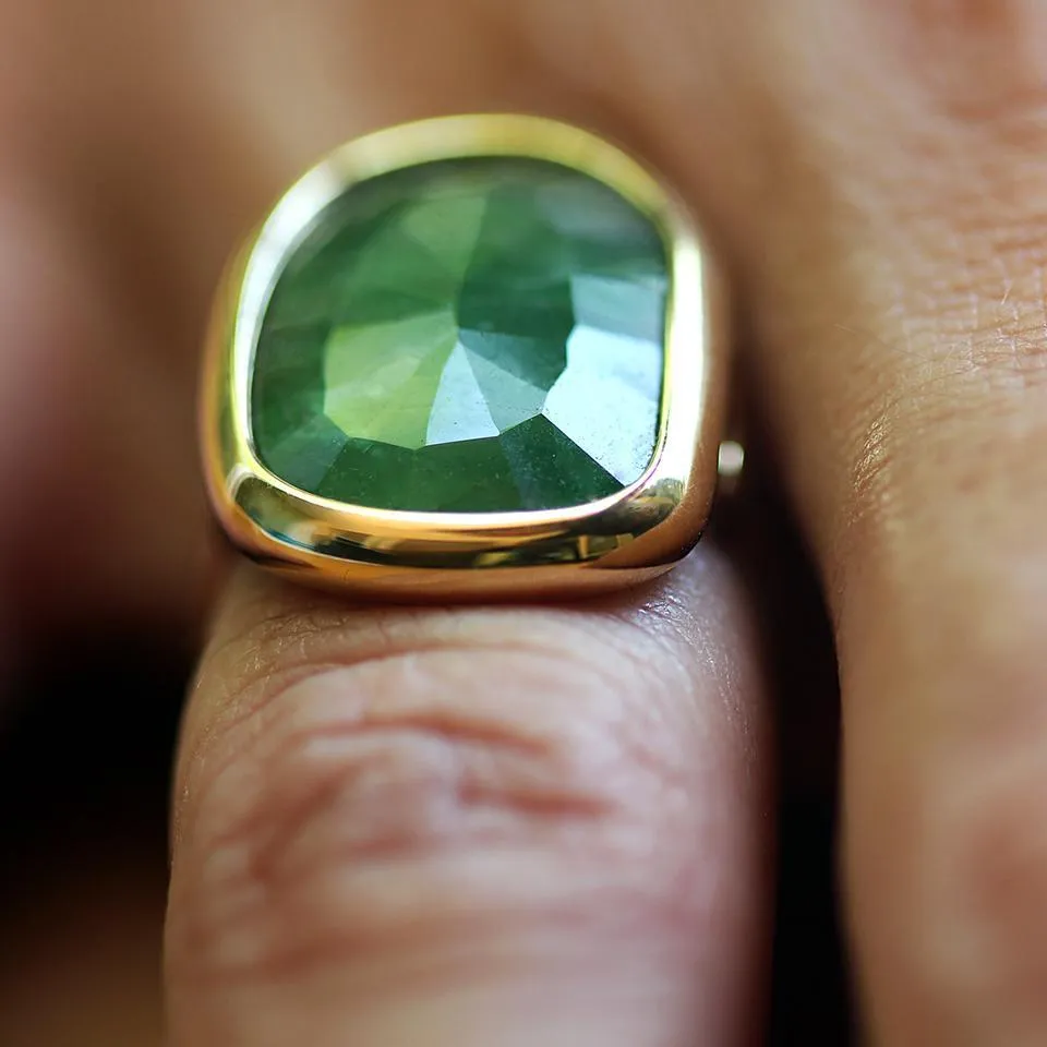 Roca - vintage Emerald engagement ring