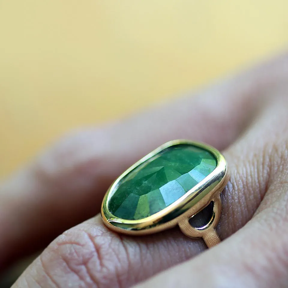 Roca - vintage Emerald engagement ring