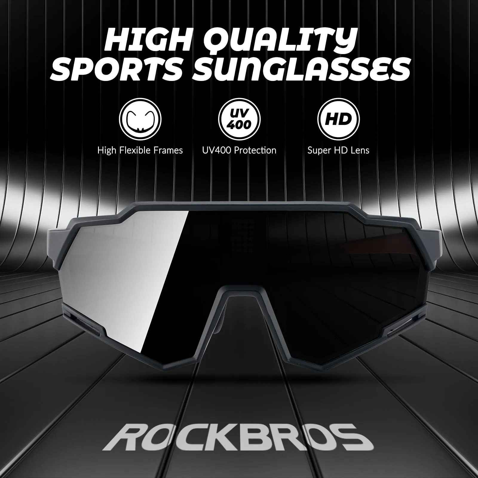 ROCKBROS Intelligent Cycling Glasses Sunglasses Photochromic   Polarized