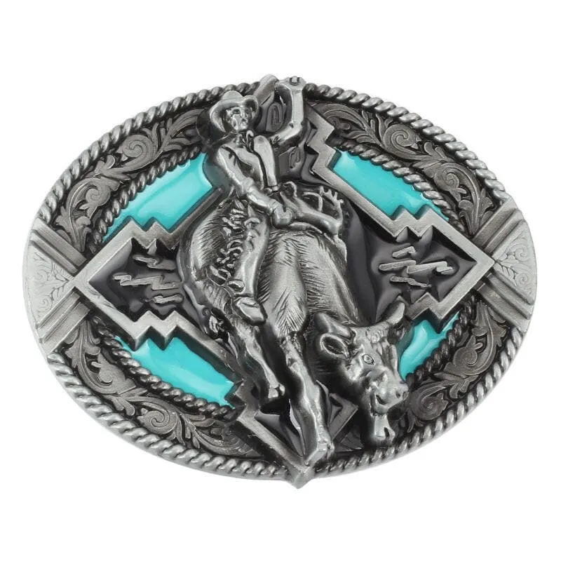 Rodeo Belt Buckles with Turquoise for the Stylish Cowboy or Cowgirl
