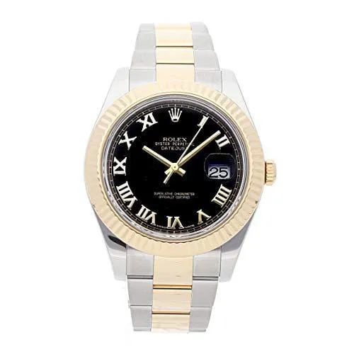 Rolex Datejust II Mechanical (Automatic) Black Dial Mens Watch 116333 (Certified Pre-Owned)
