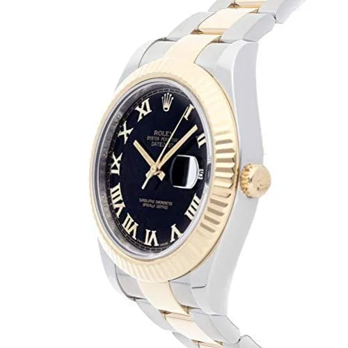 Rolex Datejust II Mechanical (Automatic) Black Dial Mens Watch 116333 (Certified Pre-Owned)