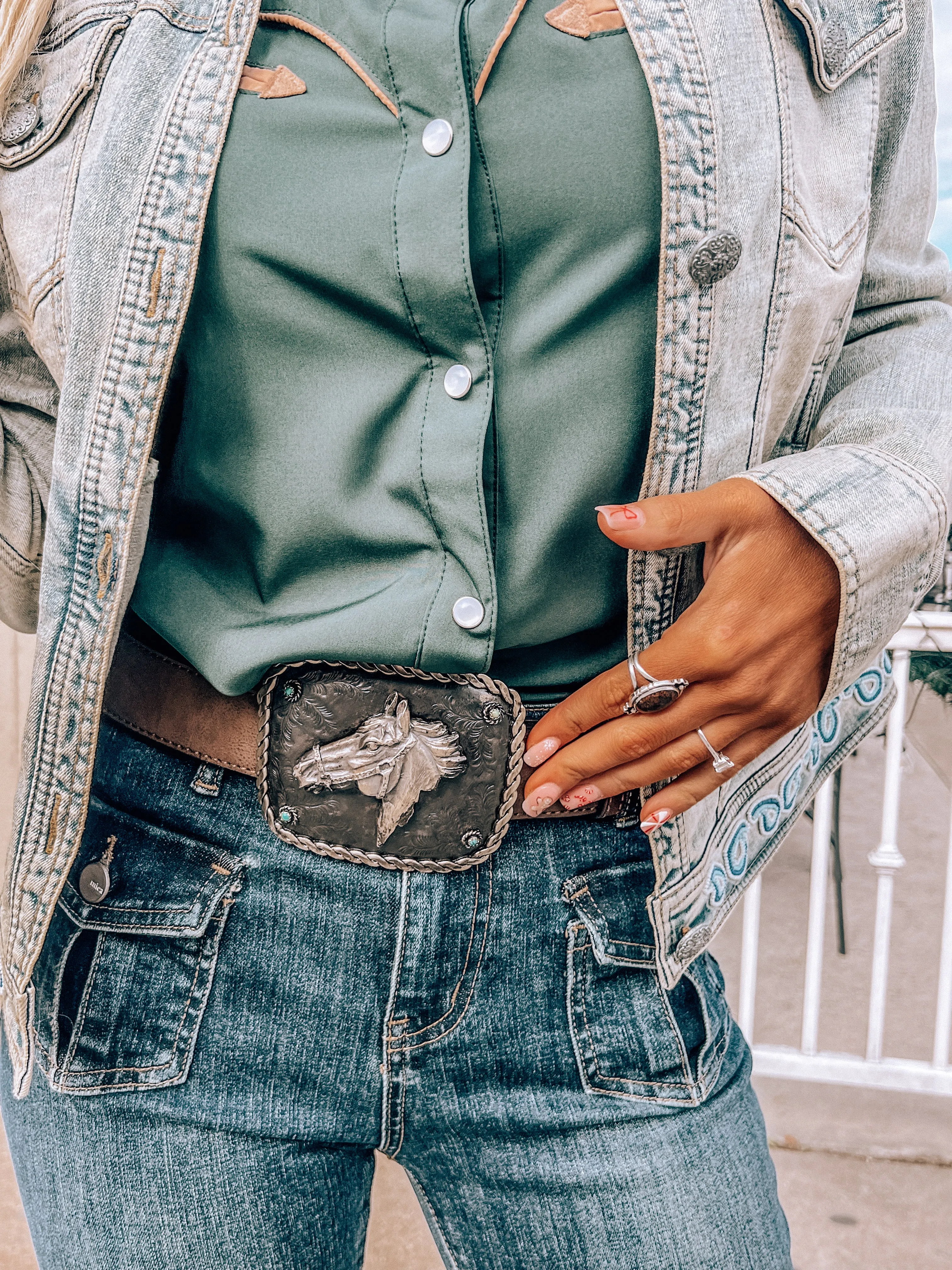 Rusty Belt Buckle