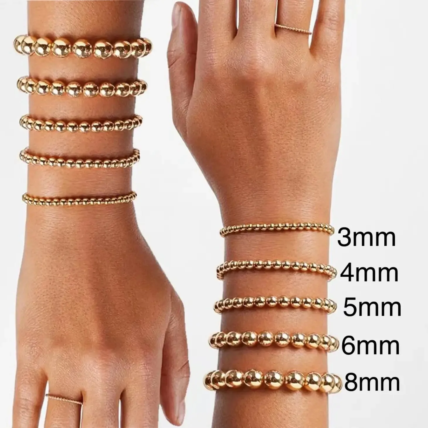 Savvy Bling: Gold Bead Bracelet