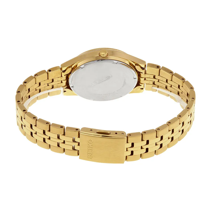 Seiko Solar Champagne Dial Men's Watch SNE036