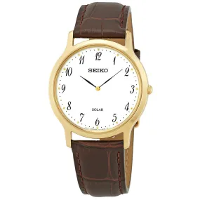 Seiko Solar White Dial Men's Watch SUP860P1