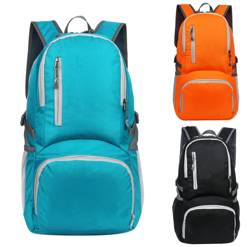 Sidiou Group  Folding Waterproof Bag Ultralight Unisex Shoulder Bags Sport Foldable Nylon Backpack