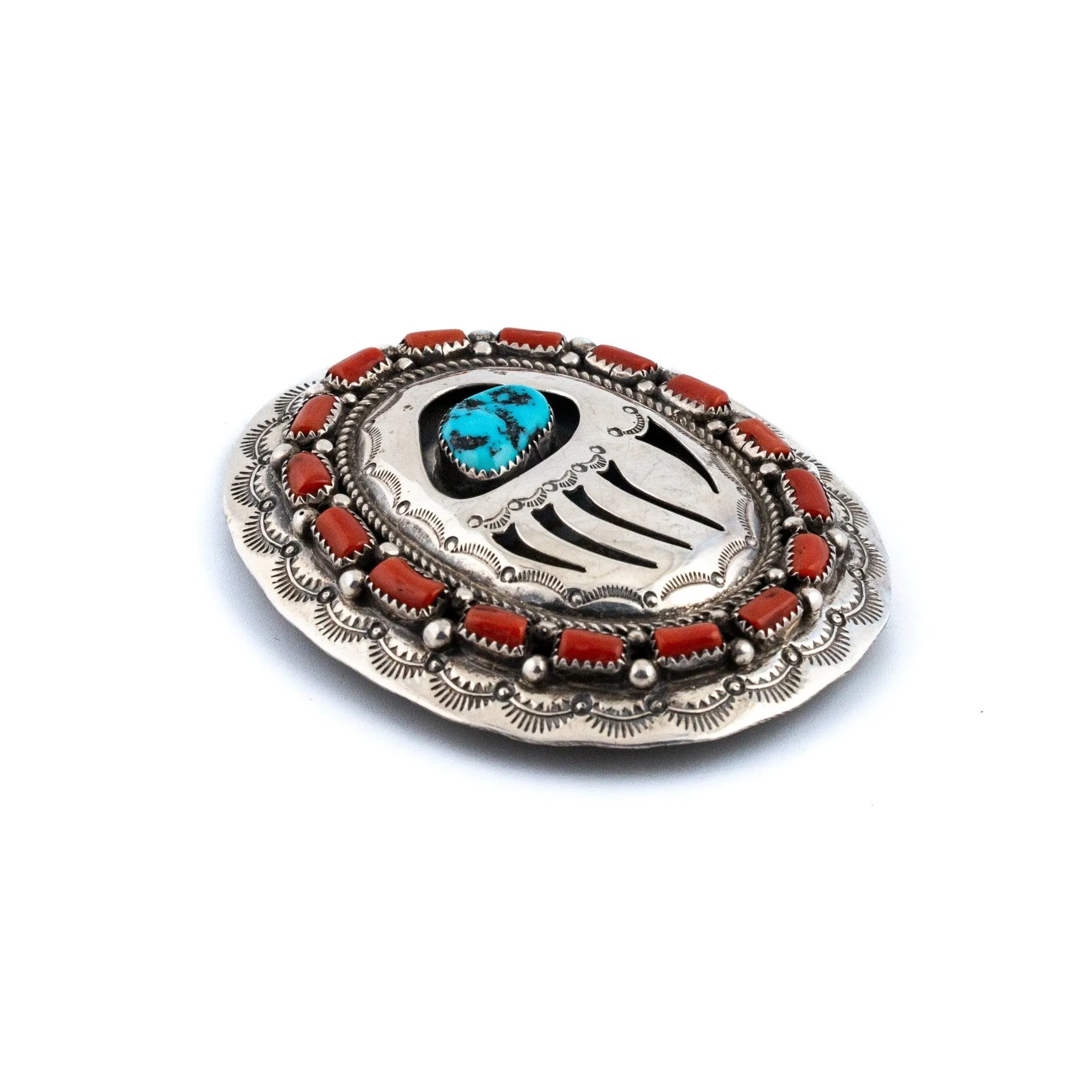 Silver Bear Paw Buckle