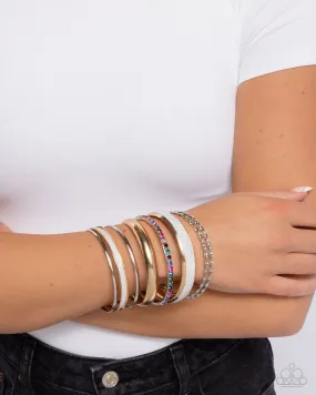 Smoldering Stack - Multi  Paparazzi Accessories