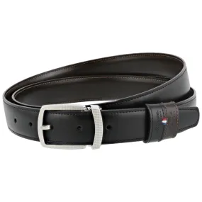 S.T. Dupont Reversible Belt - Line D Black and Brown Calfskin Leather | DP8230120
