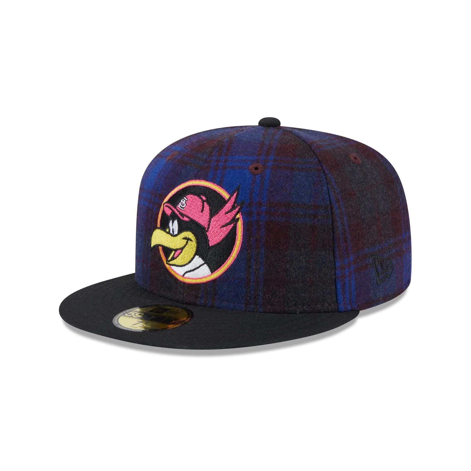 St. Louis Cardinals Mascot Plaid 59FIFTY Fitted Hat