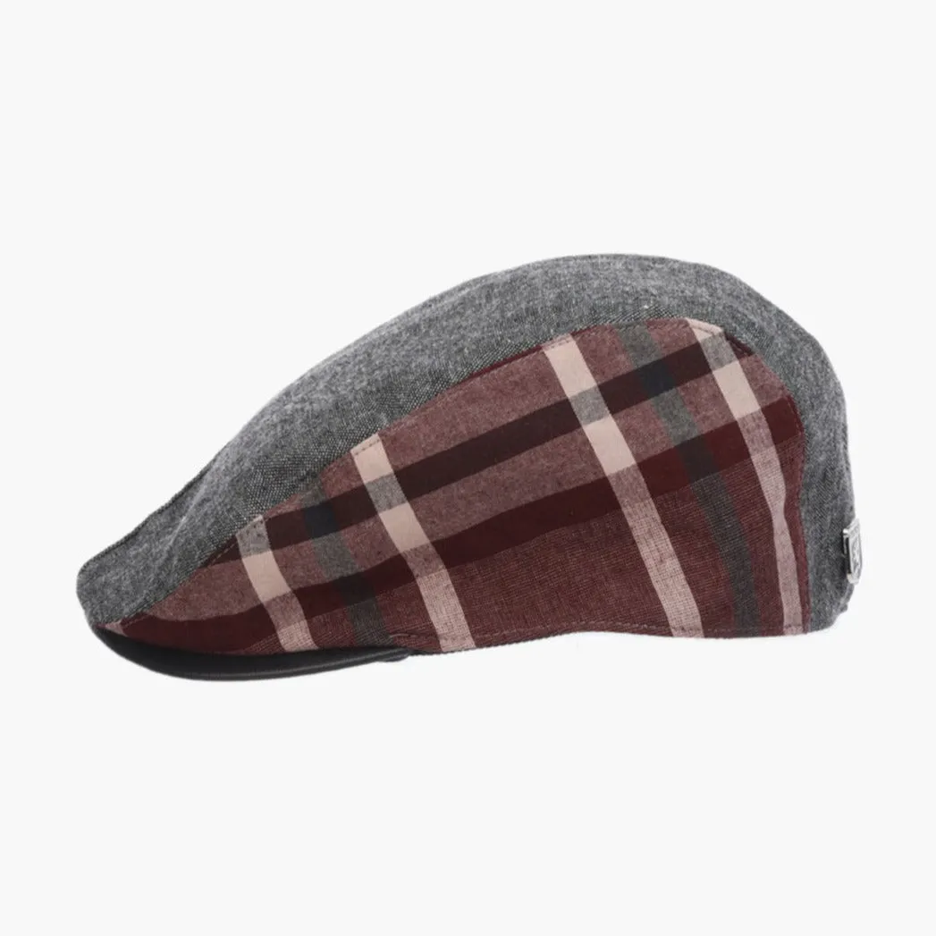 Stacy Adams Dudley Plaid Ivy Cap